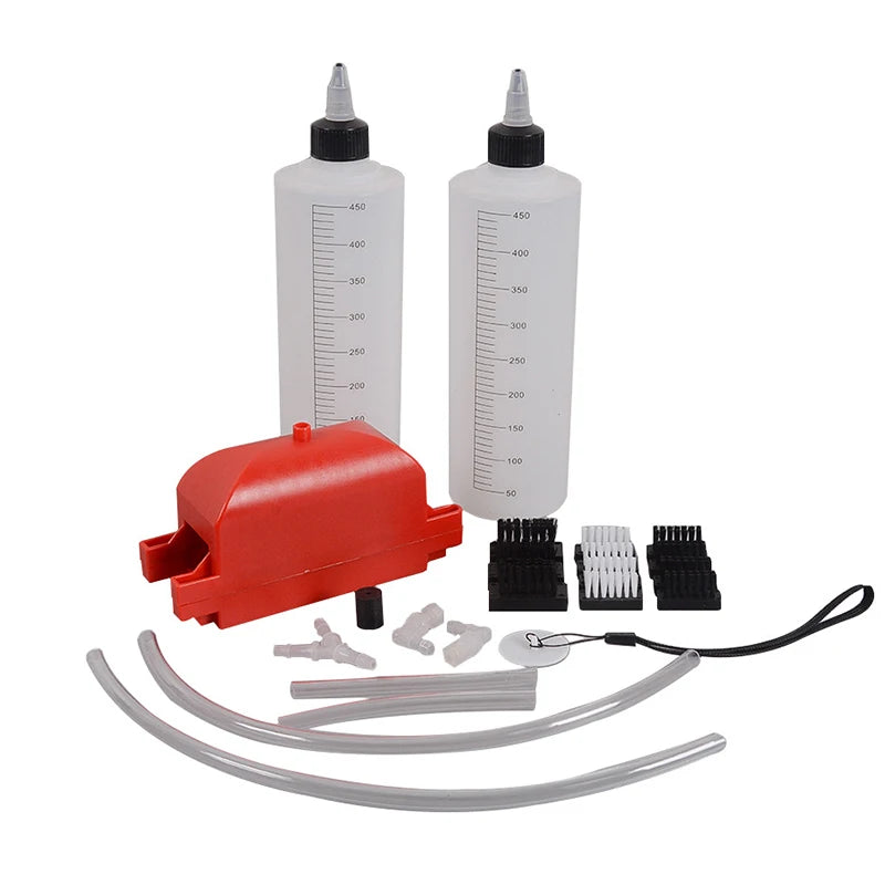 Motor Ketting Reinigings- en Smeerset – Brush & Lube Kit met 2 Flessen