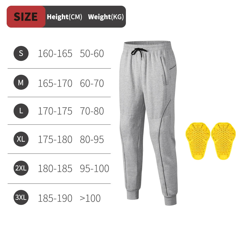 WOSAWE Winter Motor Joggers met CE Knieprotectie