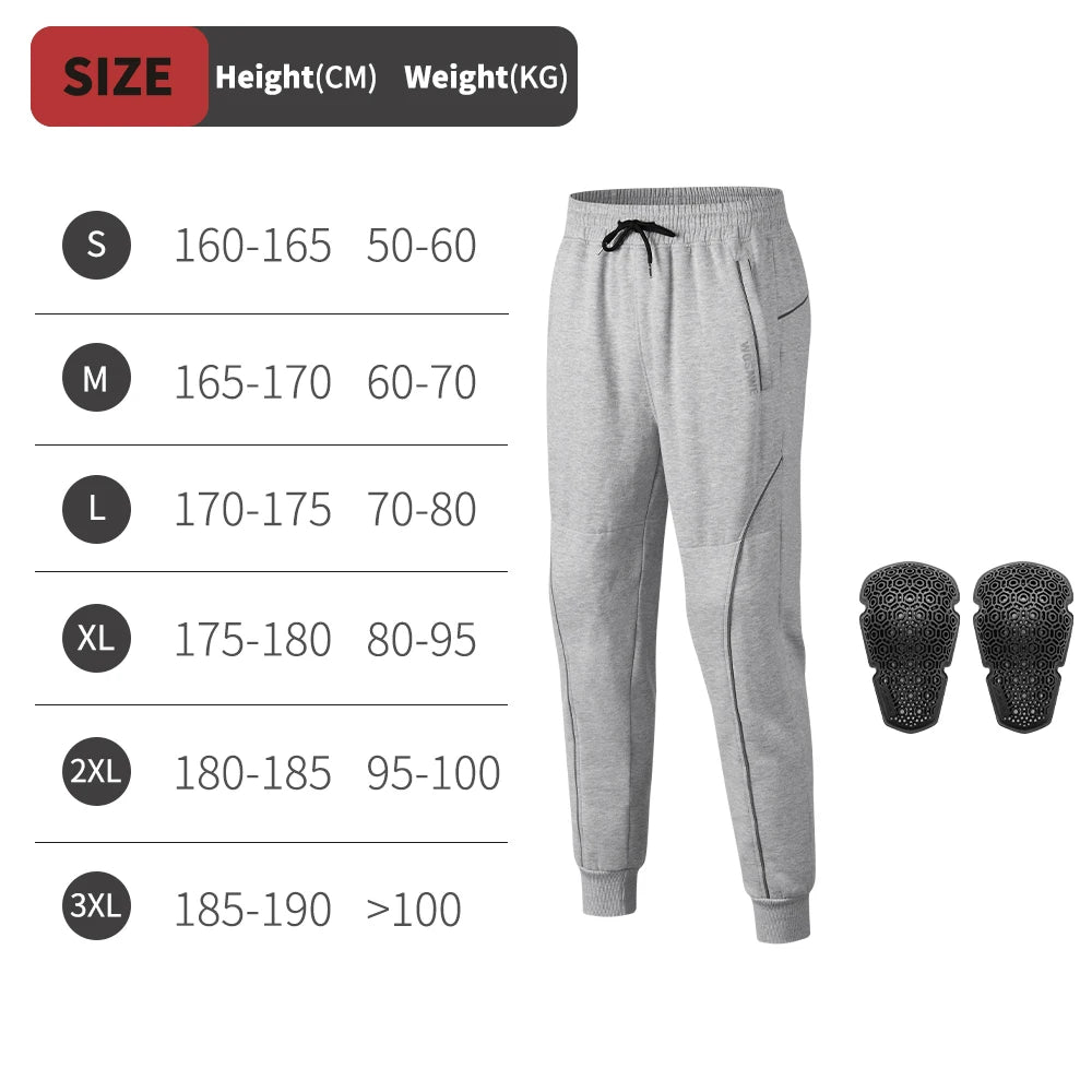 WOSAWE Winter Motor Joggers met CE Knieprotectie