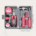 BearMoto™ Pink Motor Tool Set – Roze Gereedschap voor Vrouwen (24/39-delig)