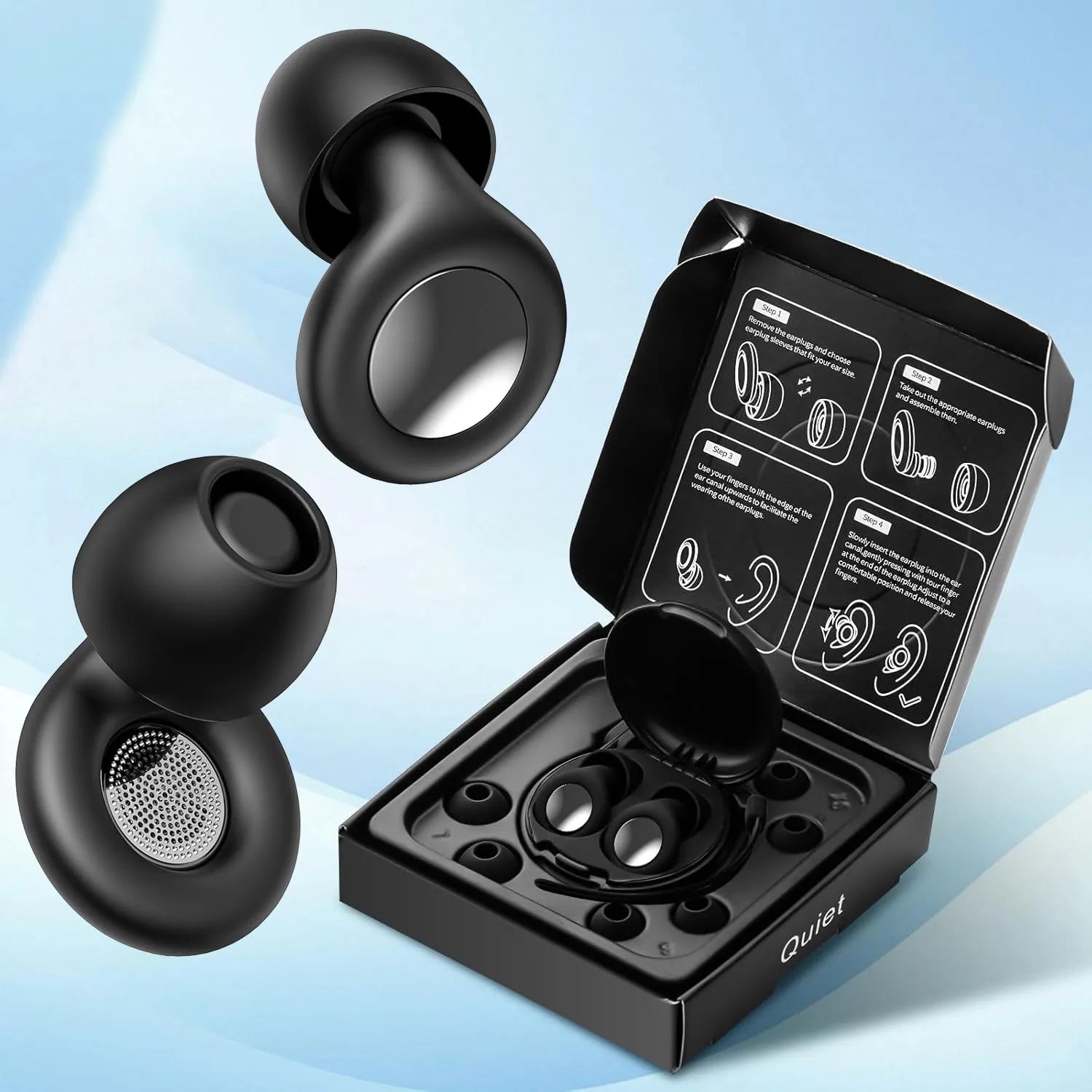 BearMoto SoftShield Silicone Oordoppen – 30 dB Geluidreductie